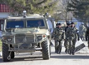 Russian troops in Crimea