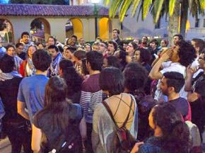 Stanford student activists rally support for divestment