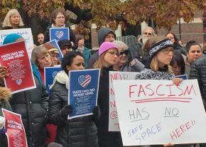 Students gather on Purdue's campus to send an anti-racist message
